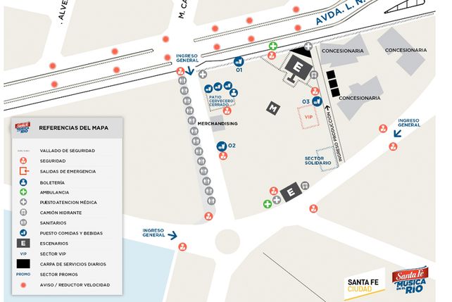 Música en el Río: reforzarán el servicio de transporte