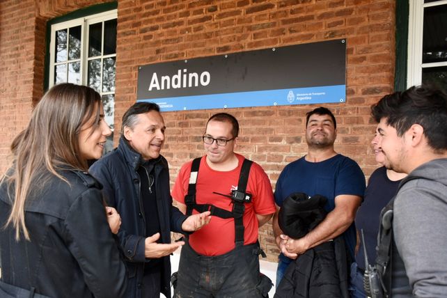 La estación de Pueblo Andino será ahora parada del tren.