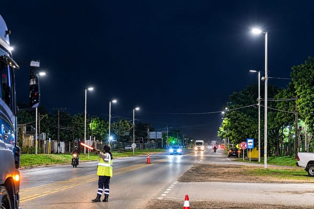 Puerto San Martín recuperó cuatro kilómetros de la ruta 11 con una inversión municipal de $3.800 millones
