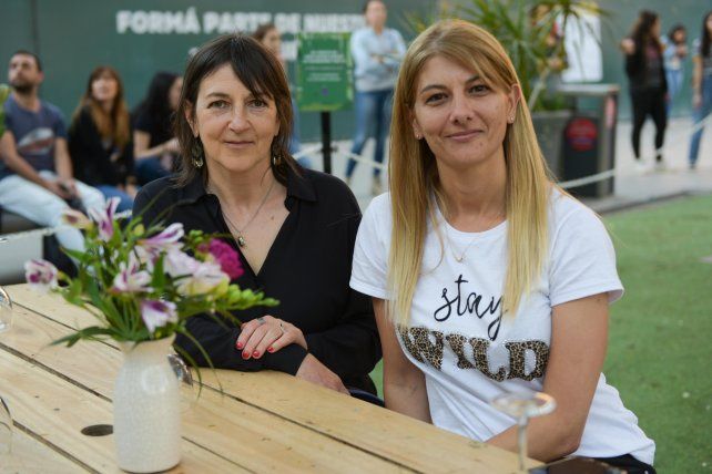 Mónica Lorenzatto y Marcelina Tramontini
