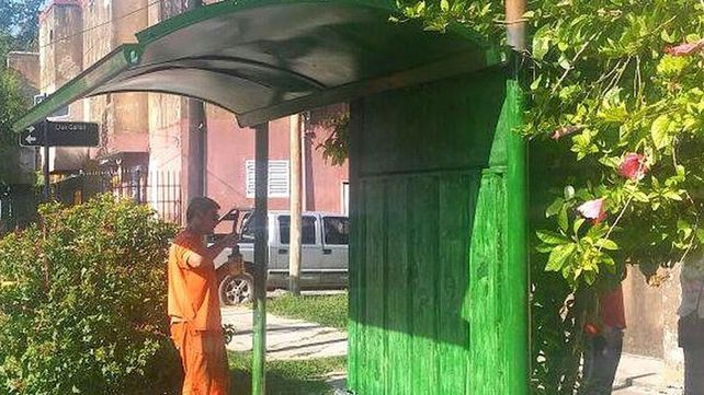 Estructura. Contar con garitas es un reclamo de los vecinos.