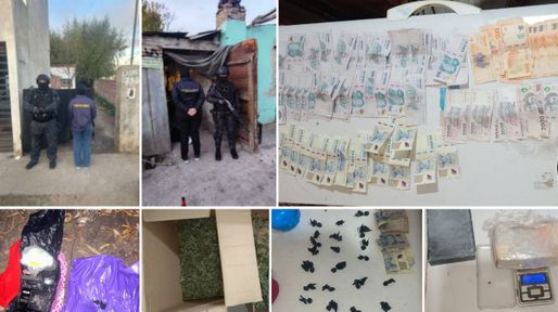 Nogoyá: detenidos y secuentro de drogas en allanamientos
