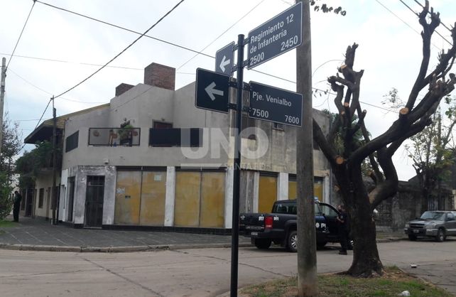 El lugar en donde ocurrió la entradera.&nbsp;
