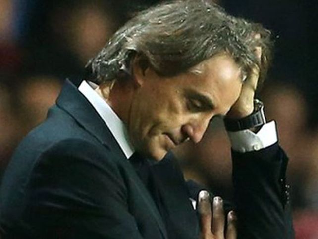 Echaron a Mancini en el Manchester City