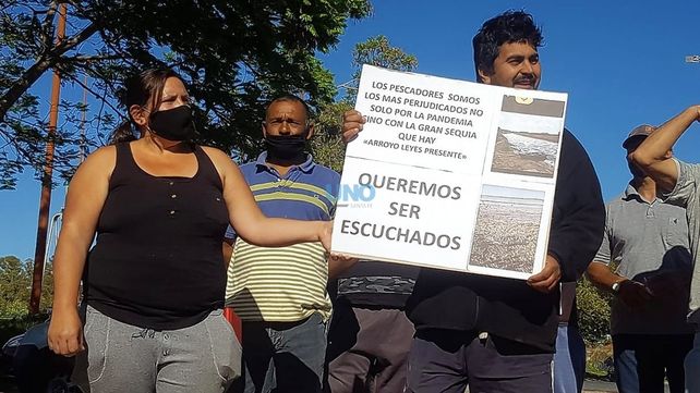 Reclamo de pescadores. Sin cortes de rutas