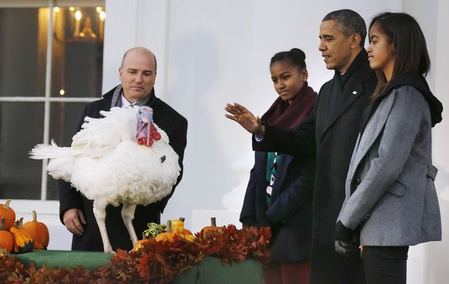Obama y sus hijas adolescentes