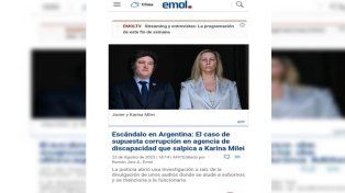 Medios del mundo reflejan el Mani pulite en la Argentina del gobierno de Javier Milei