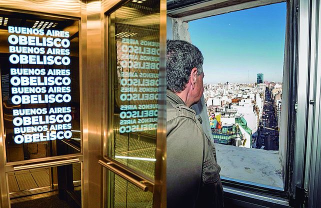 El mirador tiene una vista privilegiada a la ciudad de Buenos Aires.