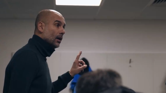 El video viral del reclamo de Guardiola a los jugadores del Manchester City antes de ganar el triplete