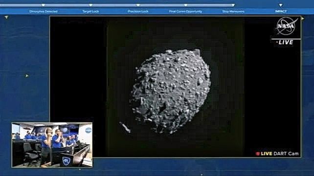 De Hollywood a la vida real: la Nasa estrelló una nave contra un asteroide
