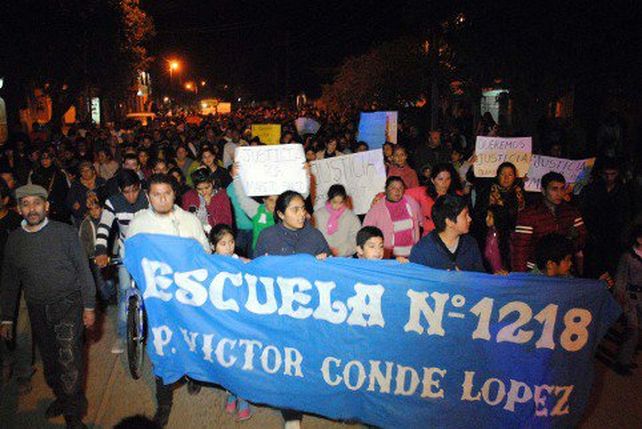 La comunidad de Quimilí se movilizó por pedido de justicia.&nbsp;