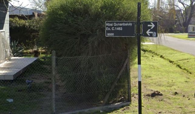 La calle trajo polémica por impronunciable para los vecinos de la zona oeste de Rosario.