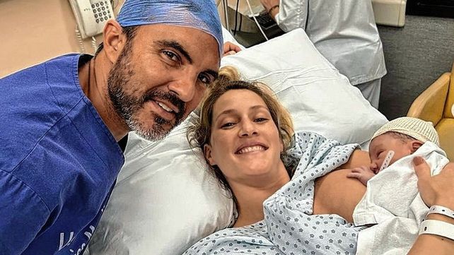 Nació Luca, el hijo de Mica Viciconte y Fabián Cubero: mirá la primera foto