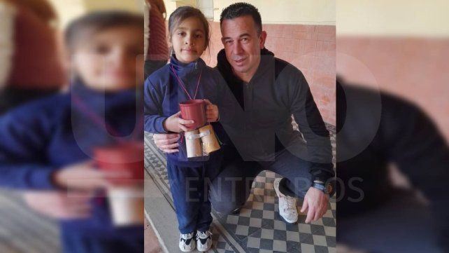 Policía entrerriano se reencontró con la pequeña que salvó hace siete años