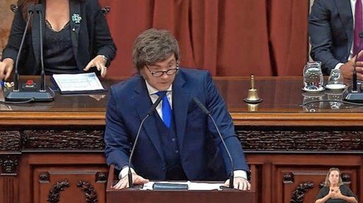 Fuerte discurso de Milei contra el kirchnerismo en el Congreso: Cristina va a seguir a presa