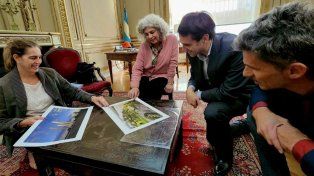 El diputado Juan Martín mantuvo una reunión con Mónica Capano, presidenta de la Comisión Nacional de Monumentos Históricos, para interiorizarla del proyecto de ley.