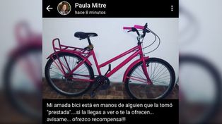 Le robaron la bici a la intendenta de Vera y ofrece una recompensa para recuperarla