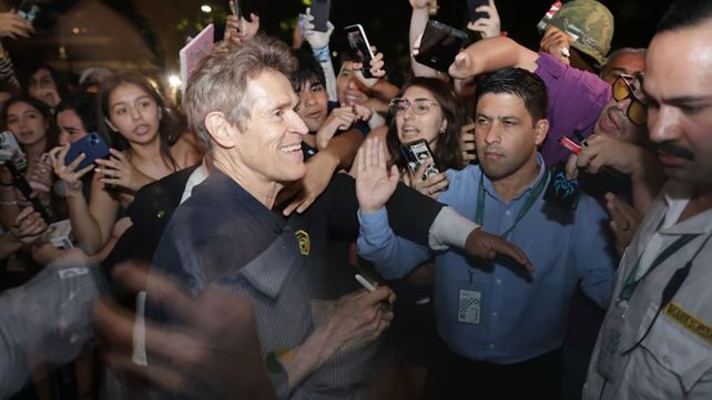 Willia Dafoe se mostró simpático y completamente dispuesto a compartir la noche con el público porteño en la presentación del filme The Souffler&nbsp;
