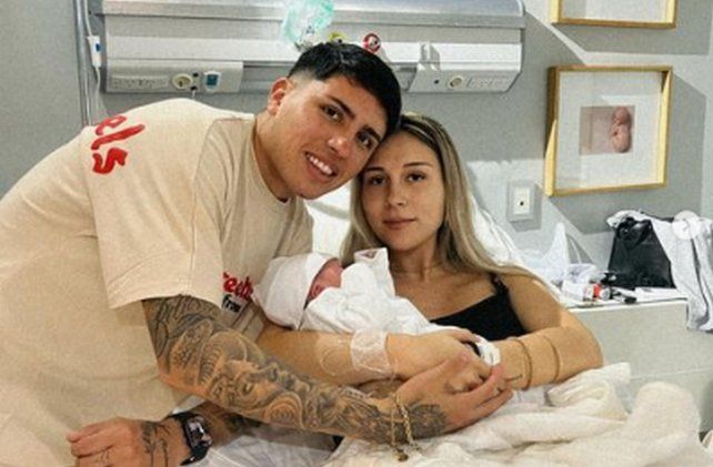 Nació Valentino, el hijo de Facundo Farías, la Joya de Colón