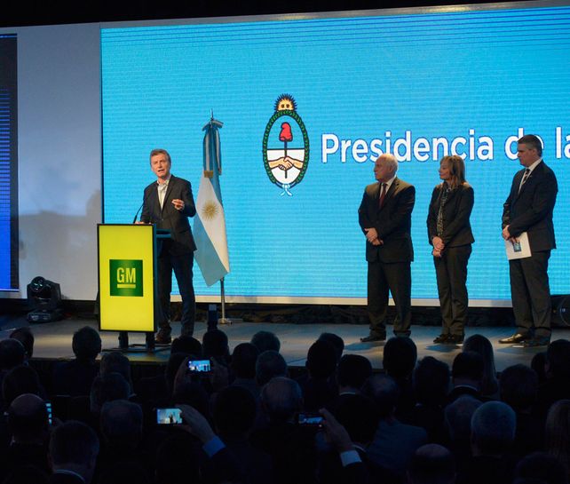 Espaldarazo. Macri recibió elogios por su política económica de parte de la CEO global de GM