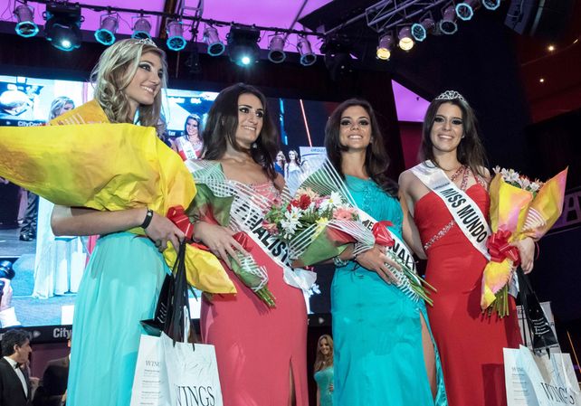 Las ganadoras del certamen femenino