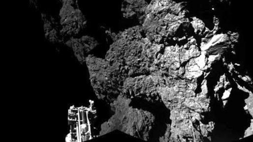 El módulo que aterrizó en un cometa manda fotos