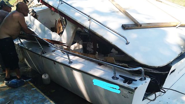 Explosión en una embarcación amarrada en el club Náutico de Paraná