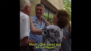 Macri aprovechó su llegada a Entre Ríos para timbrear en Larroque