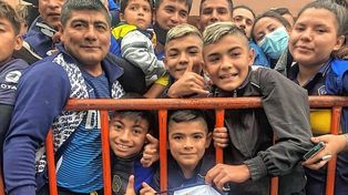 Locura por Boca en Santiago del Estero.