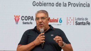 Fernando Fleitas encabezó el lanzamiento de la Maratón en Coronda.