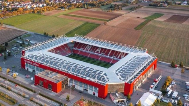 El estadio Mewa Arena tiene una capacidad para más de 33 mil espectadores y este domingo habrá un importante partido de Mainz en busca de salvarse del descenso.