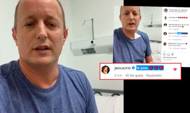 Hay preocupación por el cuadro clínico de Insaurralde