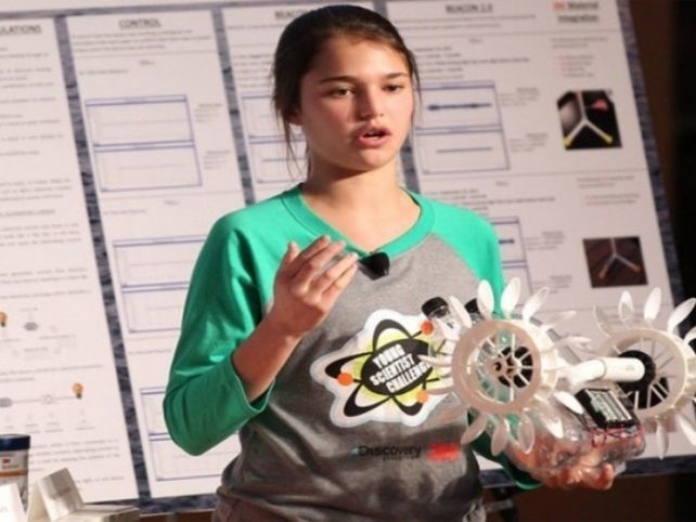 La nena que convirtió la energía del mar en electricidad