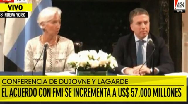 El FMI adelantó desembolsos y le prestó u$s 7 mil millones más a Macri