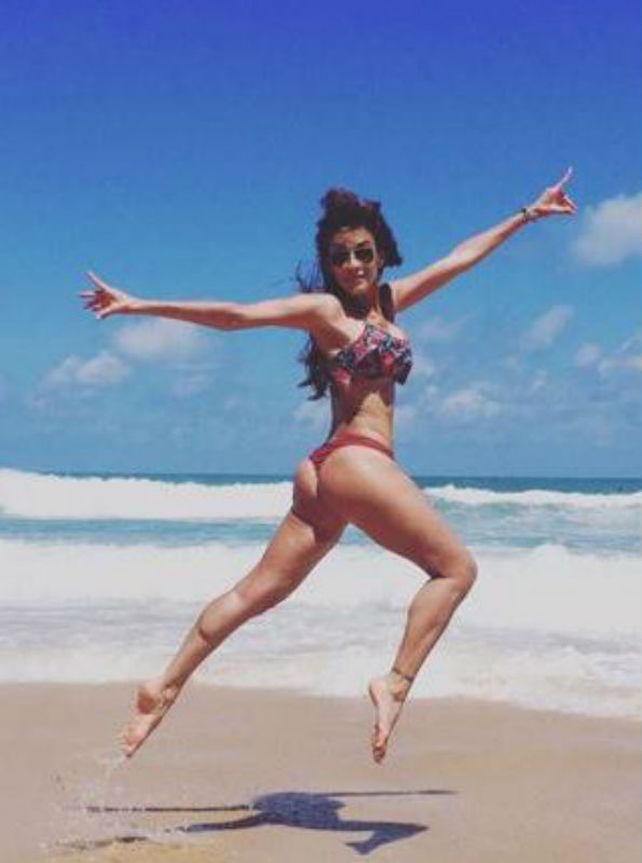 Las fotos de Evangelina Carrozo en Brasil, en un viaje en solitario de reencuentro con ella misma