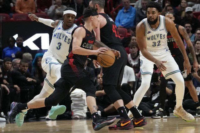 Minnesota derrotó a Miami y se afirmó en la punta del Oeste en la NBA