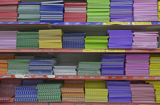 Objetos preciados. Los cuadernos y los repuestos de hojas pegaron un salto en los precios.