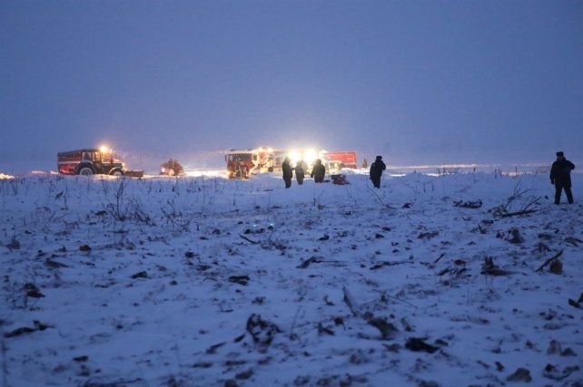 El video del momento en que se estrella el avión ruso