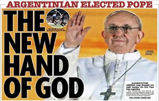 The new hand of God (del inglés la nueva mano de Dios)