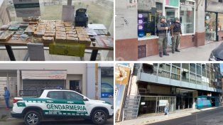 Cuatro de los lugares allanados por disposición de la Justicia Federal