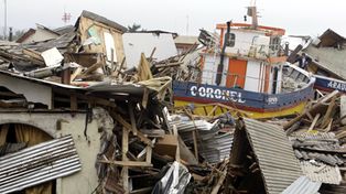Dichato, una aldea barrida por el mar