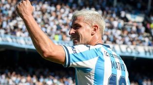 Matko Miljevic llegó en enero a Racing, tras pasos previos por Newells y Huracán
