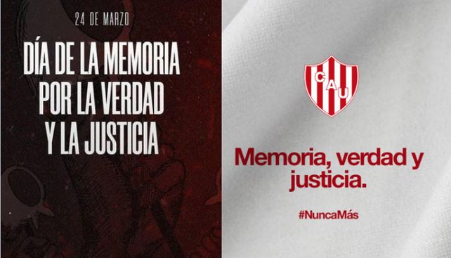 Los mensajes de Colón y Unión por el Día de la Memoria