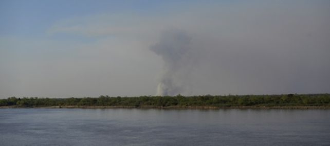 Rosario. Las lluvias mitigaron los incendios en el delta del Paraná.