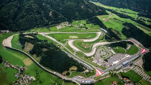 El actual Red Bull Ring, circuito de Spielberg en Austria.
