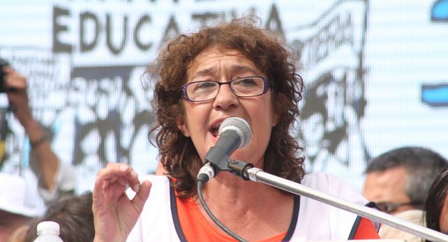 La sindicalista advirtió que no debe utilizarse a los docentes para que salga la Ley de Necesidad Pública.&nbsp;
