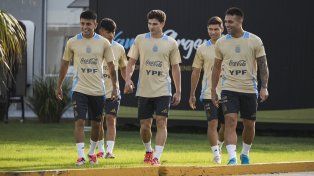 Argentina entrenó este sábado&nbsp; en el predio de AFA en Ezeiza.