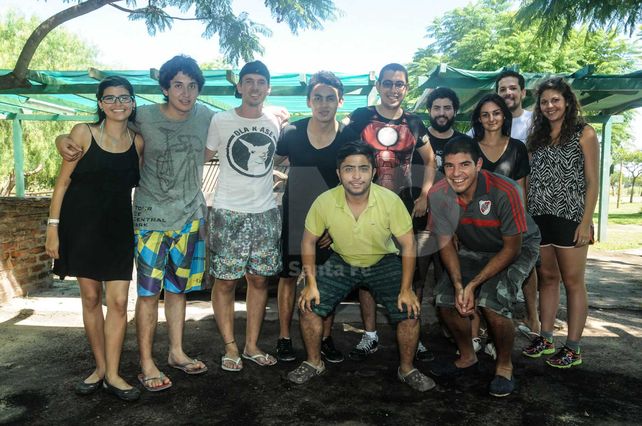Recibimiento. Los jóvenes destacaron la amabilidad de toda la ciudadanía y la buena gastronomía de la zona.