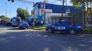 Operativo policial en la Comisaría 9ª