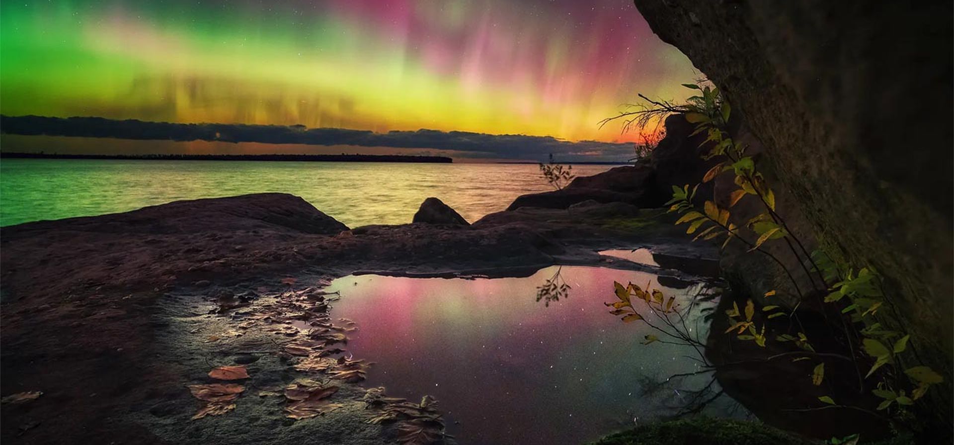 Aurora Sherbet en los Apóstoles - Bayfield, Wisconsin, EE. UU. Fotografía: Marybeth Kiczenski